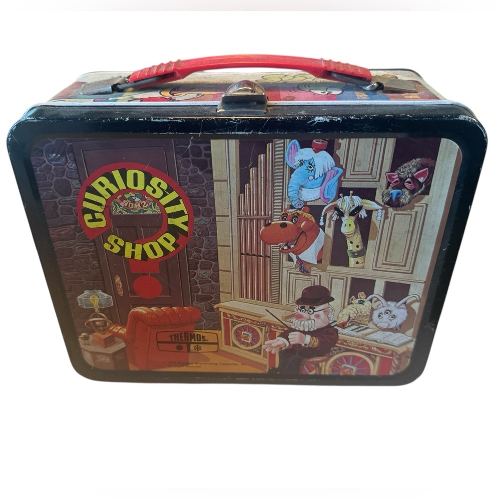 Vintage 1972 Curiosity Shop TV Show Original Metal Lunchbox RARE